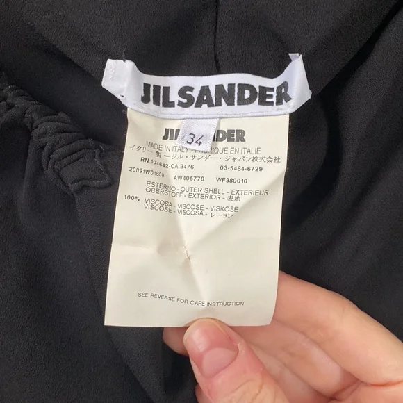 Jil Sander Black Gothic Cape Avant Garde Dress - Picture 8 of 10